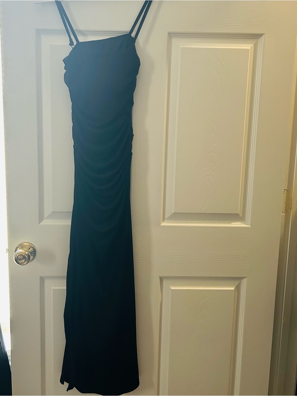 Black Spaghetti Strap Maxi Dress